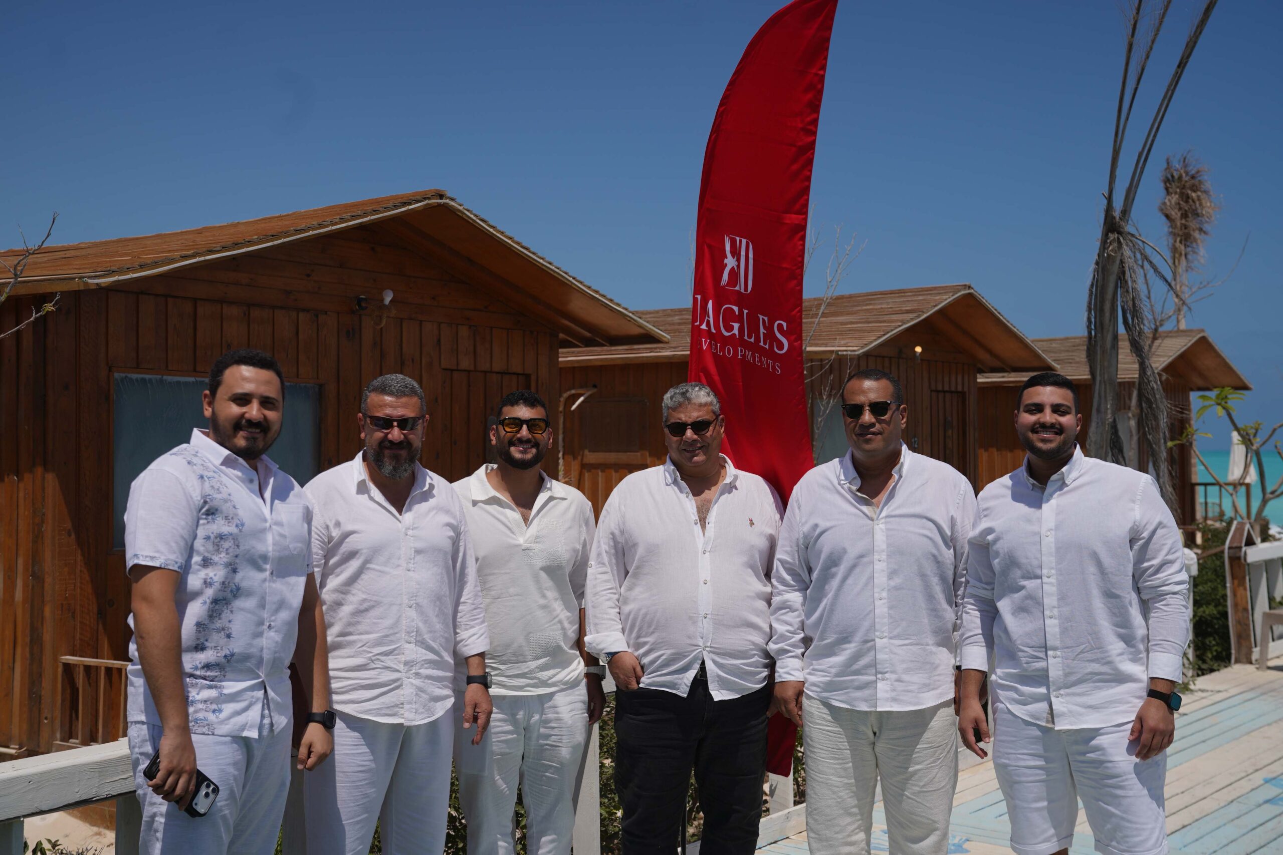 Eagles Developments team at Safy Bay, New Alamein City