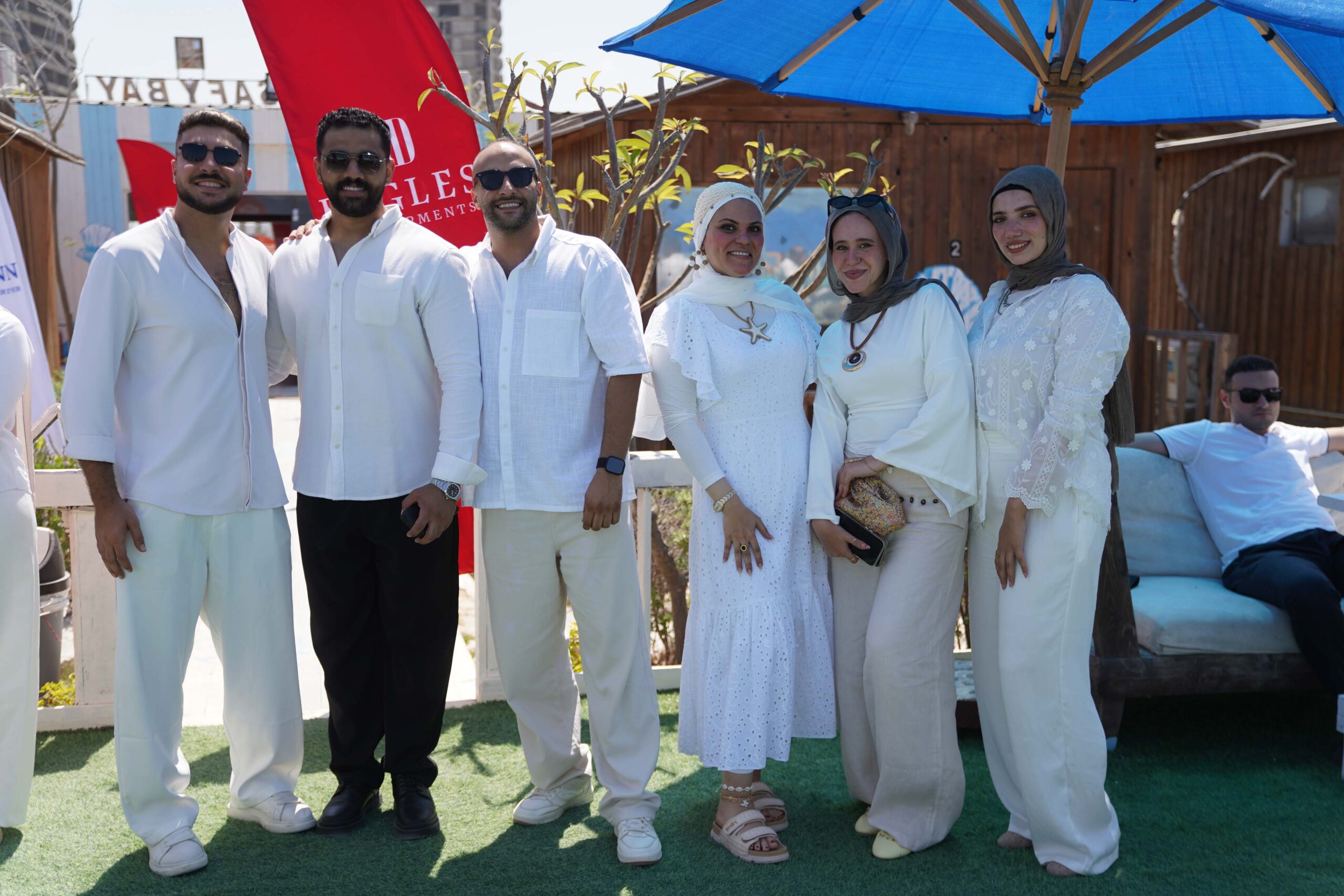 Eagles Developments team at Safy Bay, New Alamein City