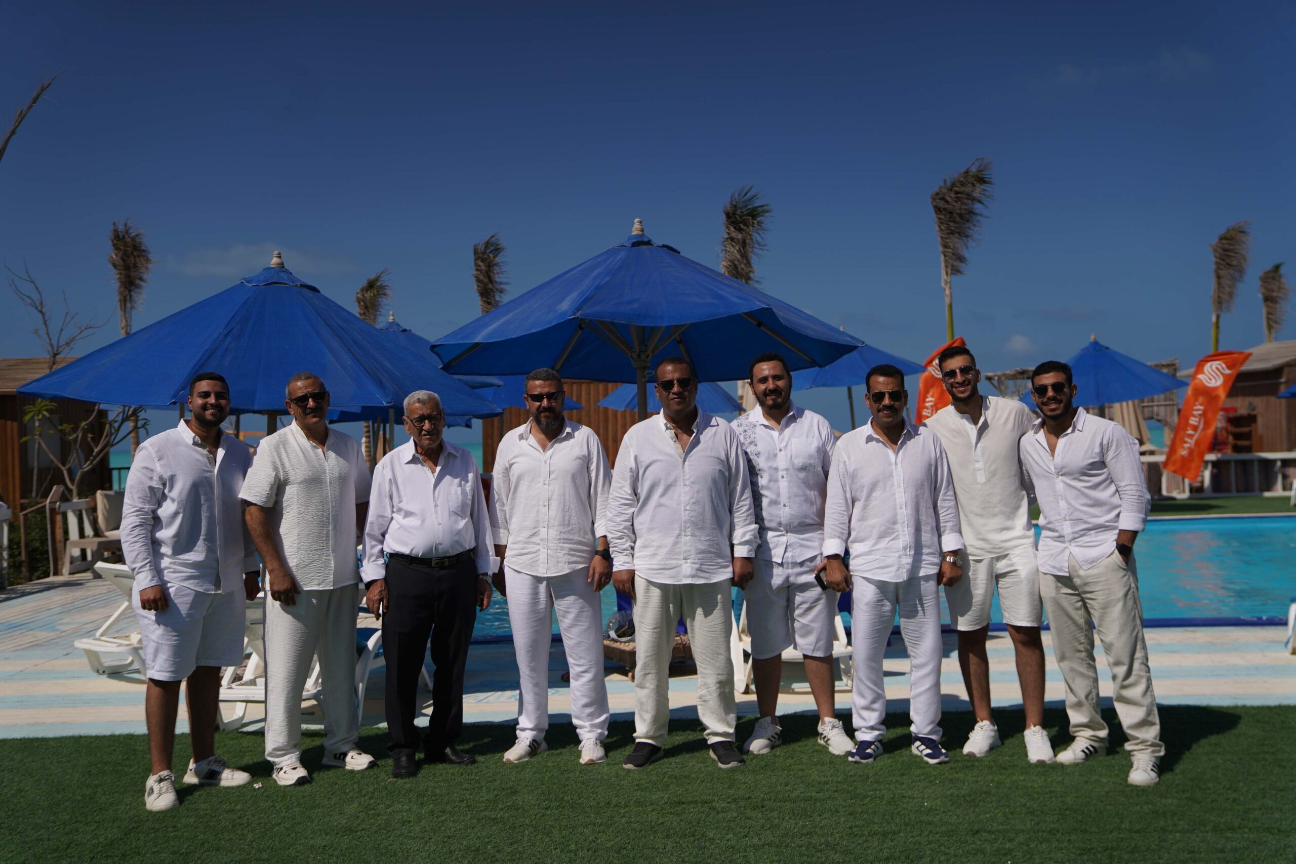 Eagles Developments team at Safy Bay, New Alamein City